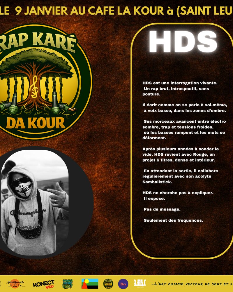 Carte de présentation — HDS, RAP KARÉ DA KOUR