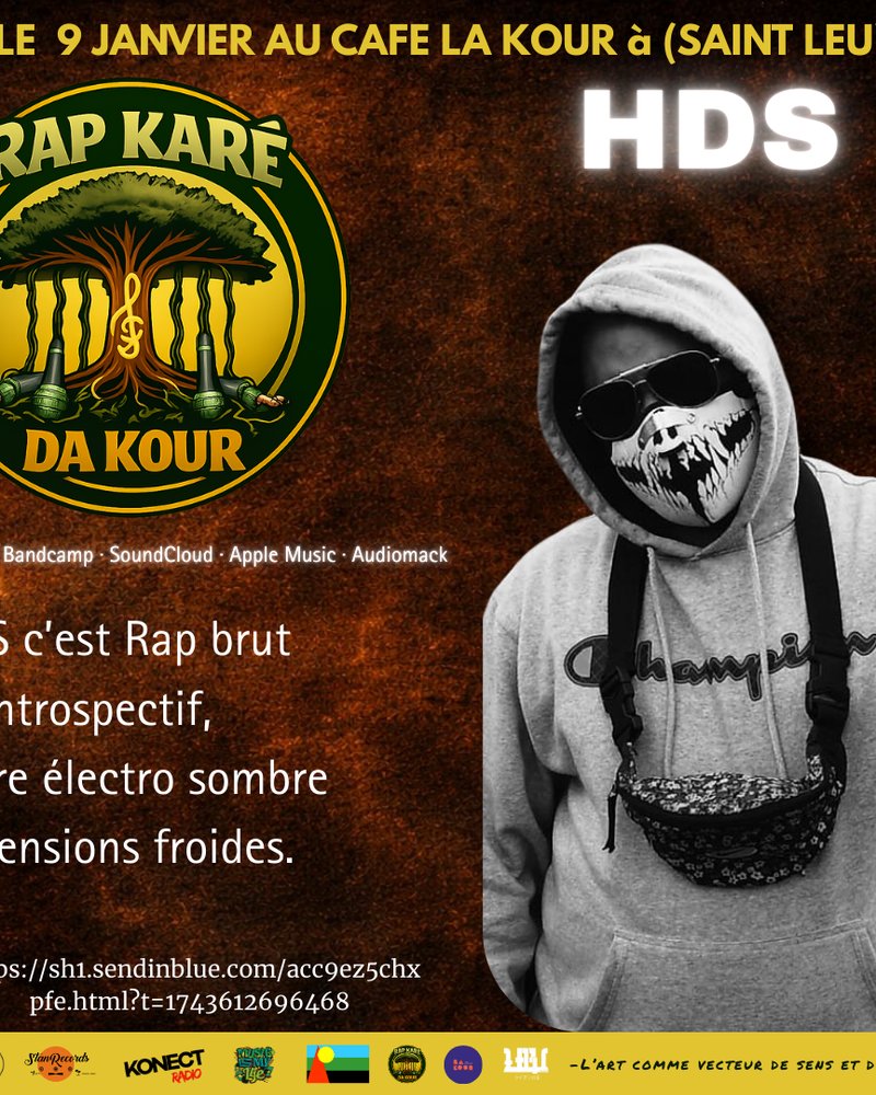 Carte promotionnelle — HDS, RAP KARÉ DA KOUR